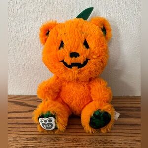 BUILD A BEAR BABW Small Fry Pumpkin Bear Jack-O-Lantern Halloween 2017 Plush